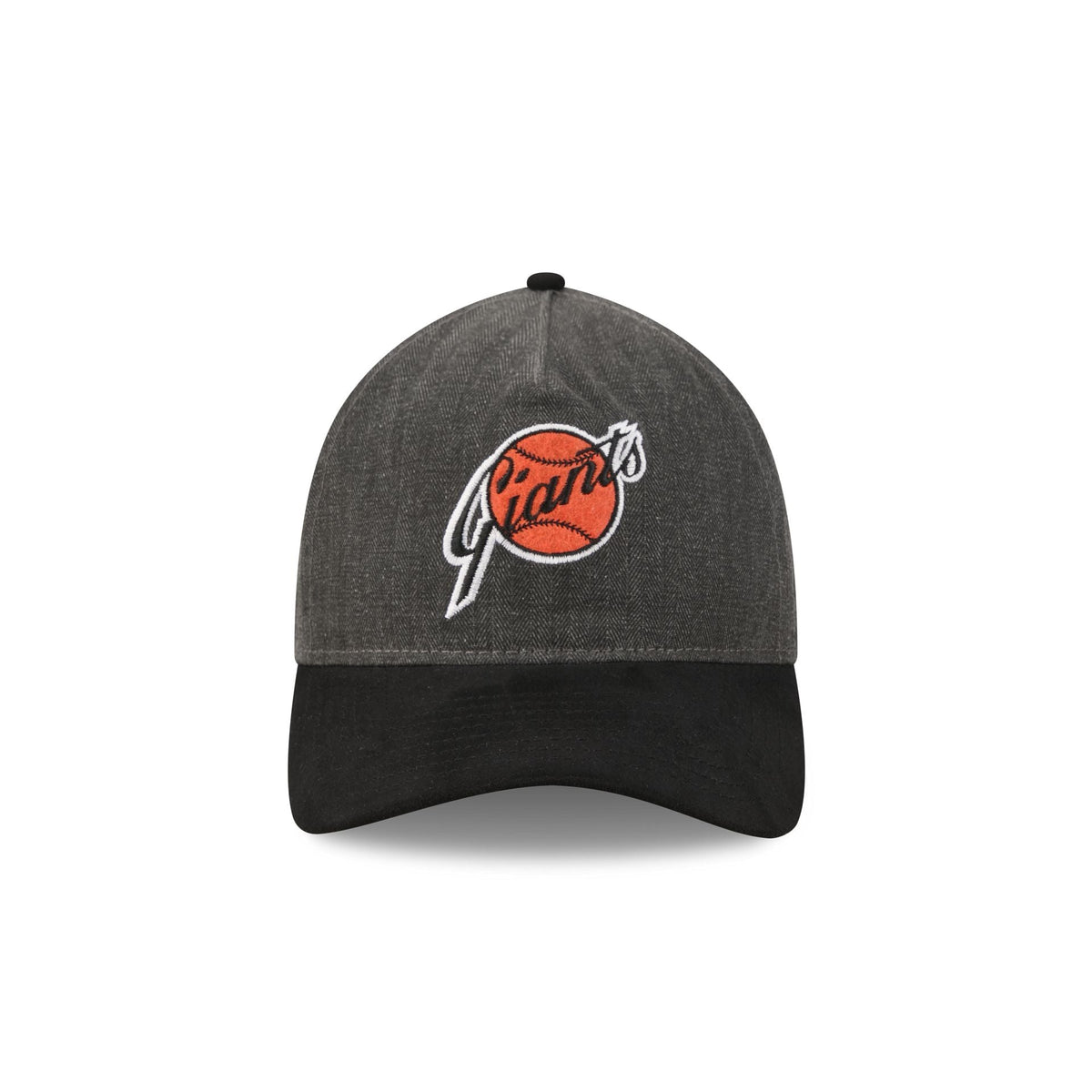 San Francisco Giants Herringbone Team Colors 9TWENTY A-Frame Adjustable Hat