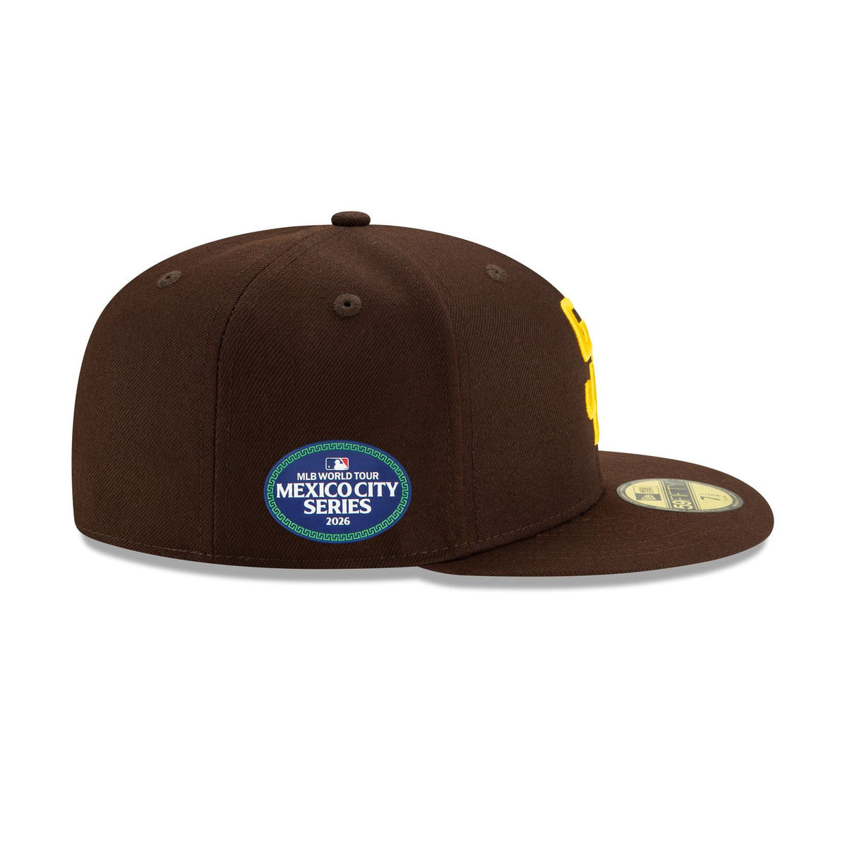 San Diego Padres 2026 MLB World Tour Mexico City Series Sidepatch 59FIFTY Fitted Hat
