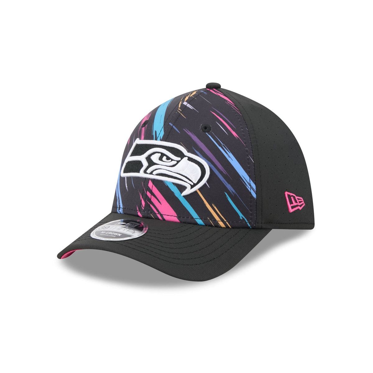 Seattle Seahawks 2026 Crucial Catch 39THIRTY M-Crown Stretch Fit Hat