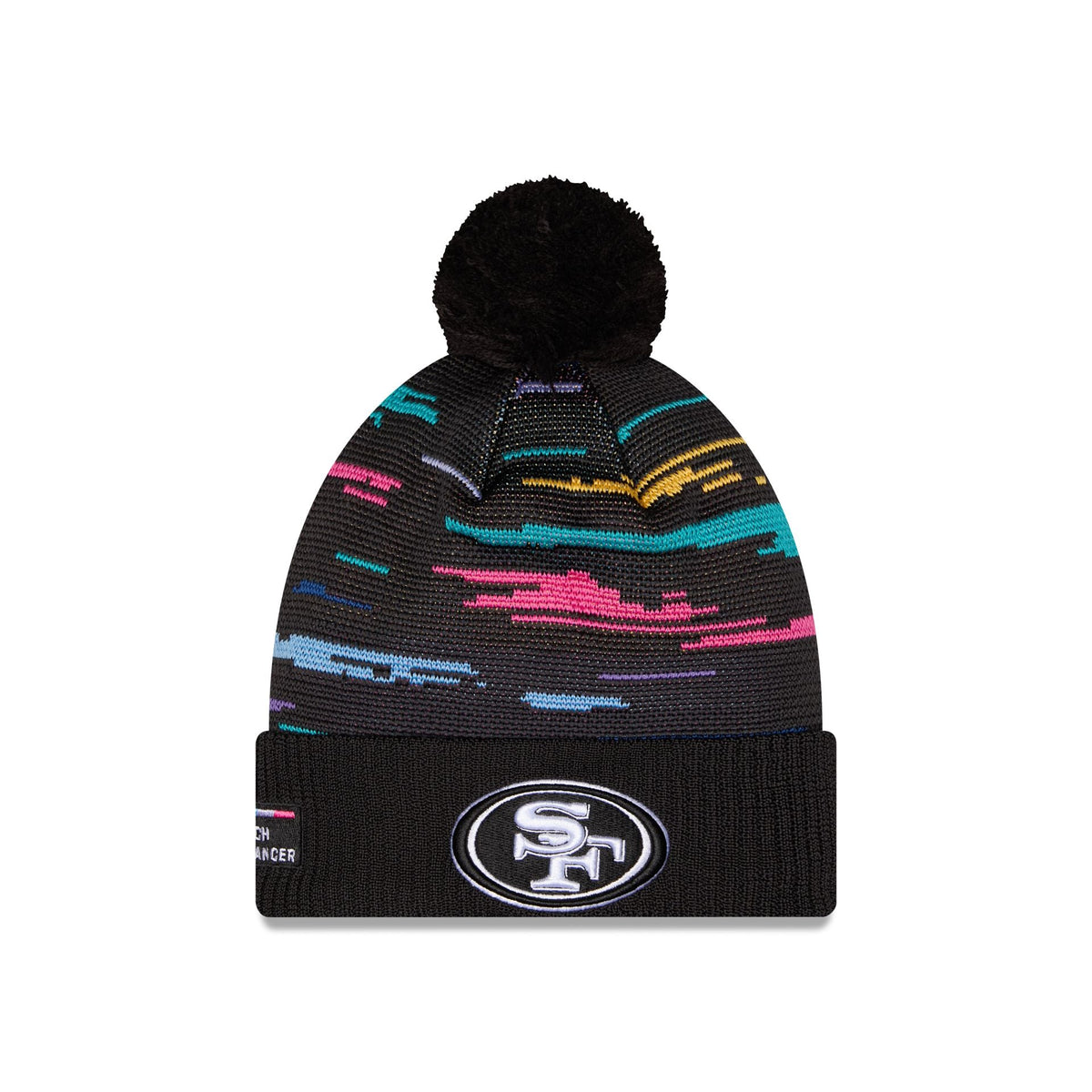 San Francisco 49ers 2026 Crucial Catch Pom Knit Hat