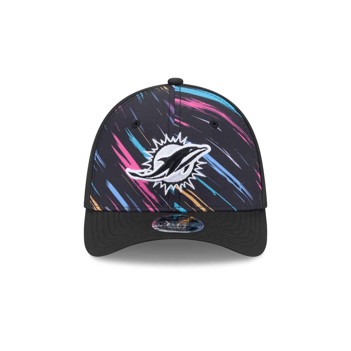 Miami Dolphins 2026 Crucial Catch 39THIRTY M-Crown Stretch Fit Hat