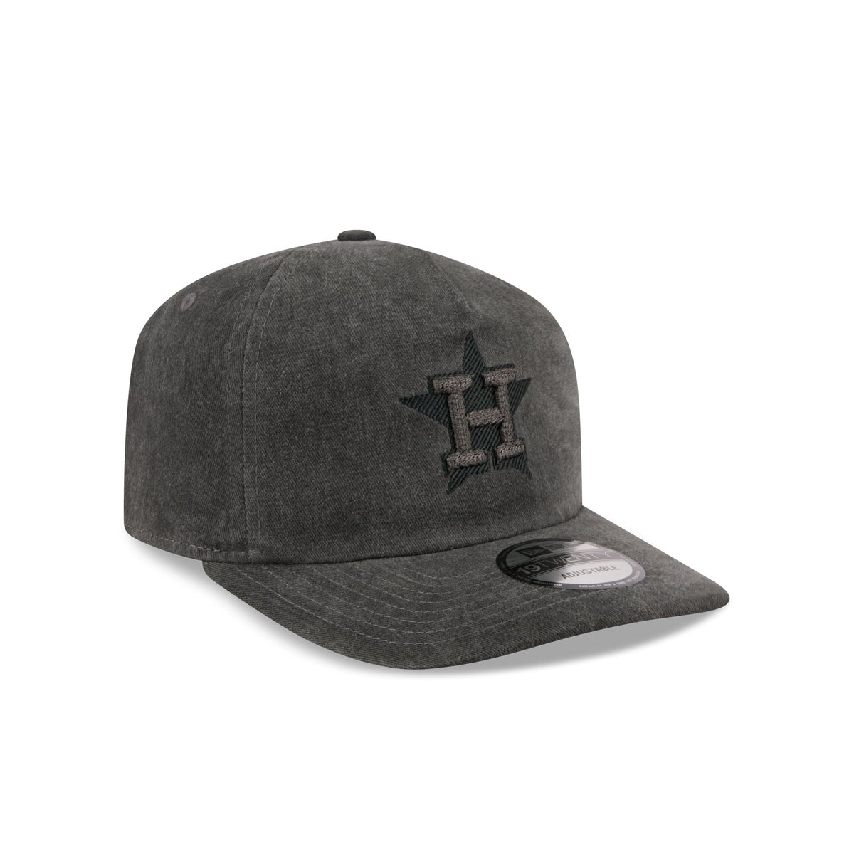 Houston Astros Black Pigment Dye 19TWENTY Snapback Hat
