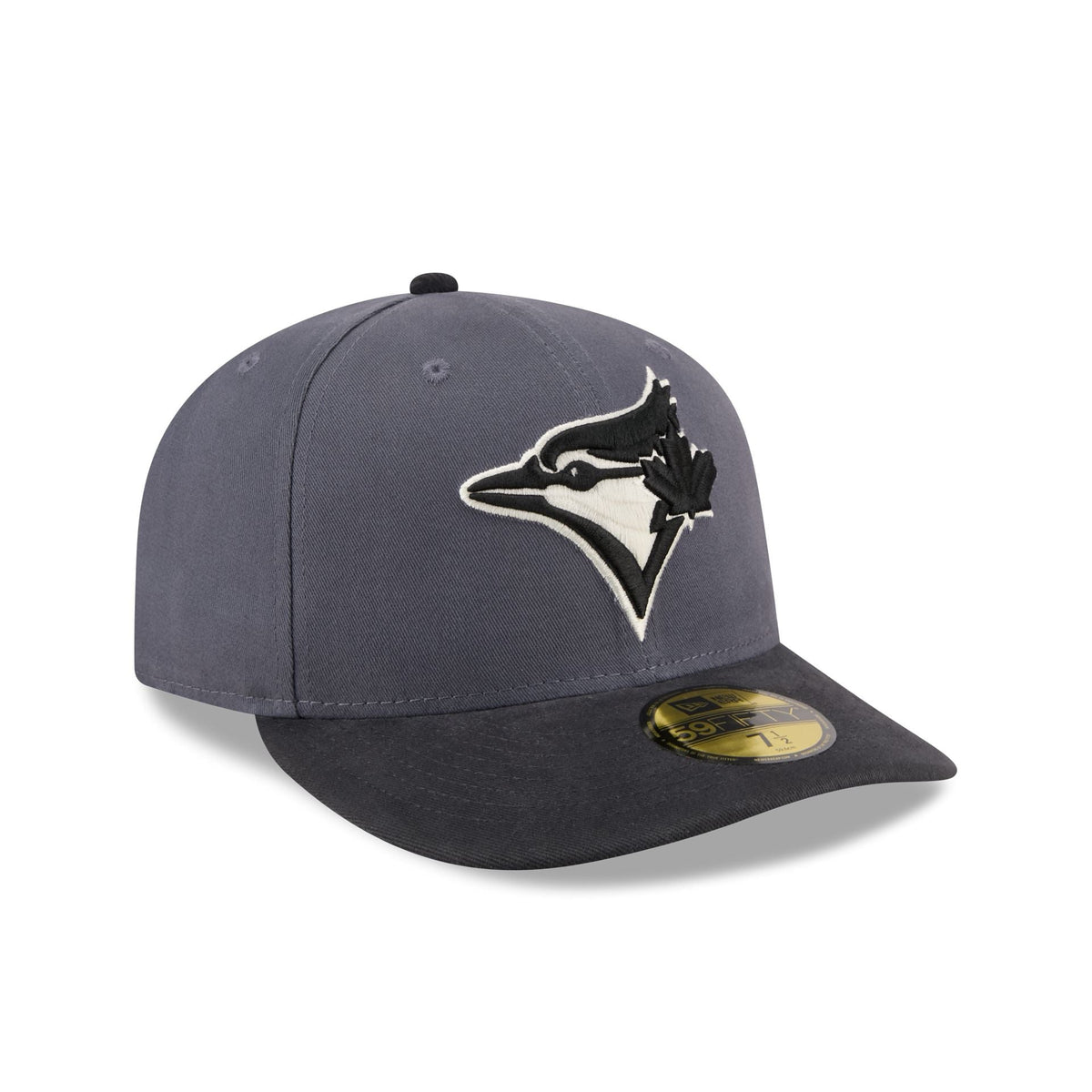 Toronto Blue Jays Graphite Twill 59FIFTY Fitted Hat