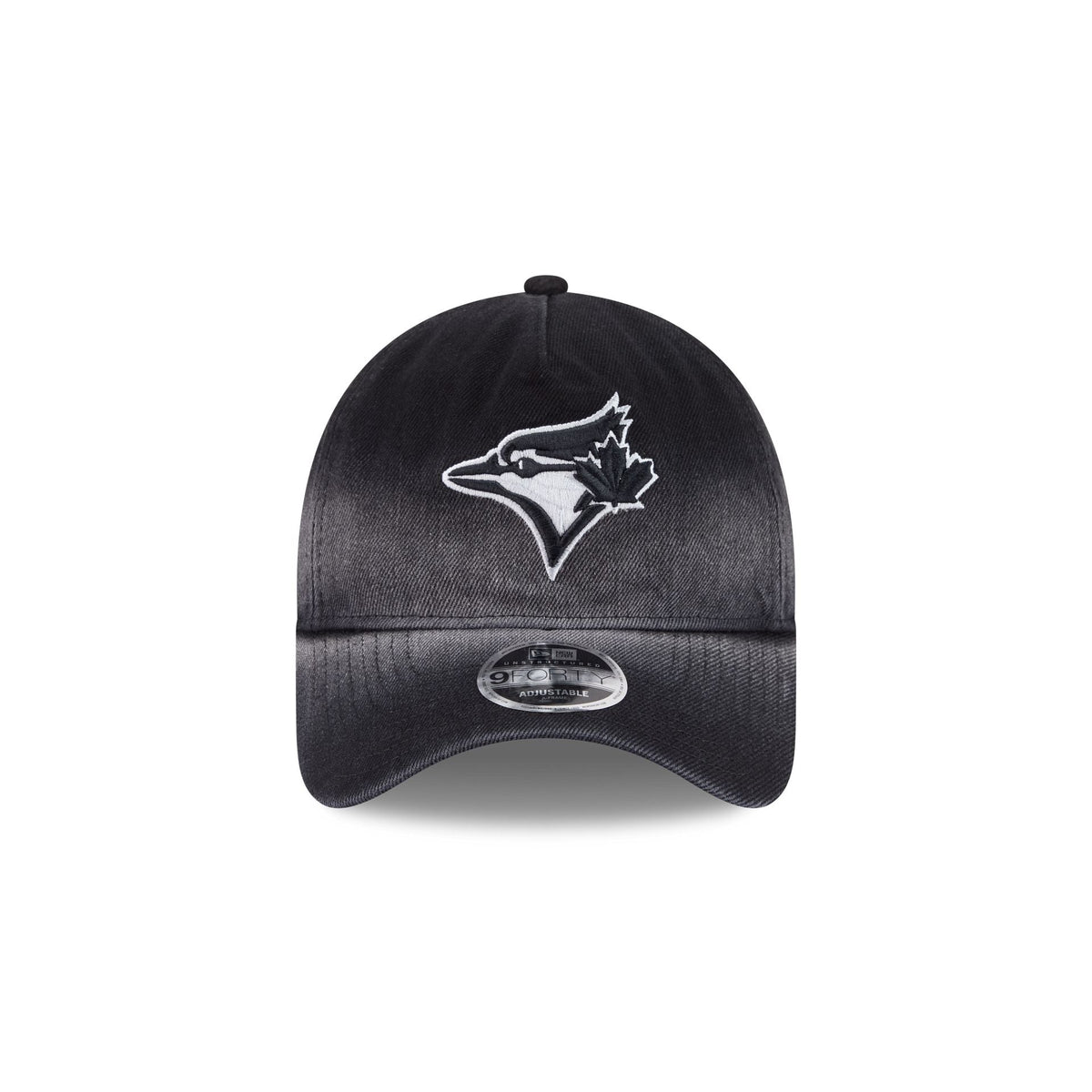 Toronto Blue Jays Washed Black Denim 9FORTY A-Frame Unstructured Snapback Hat