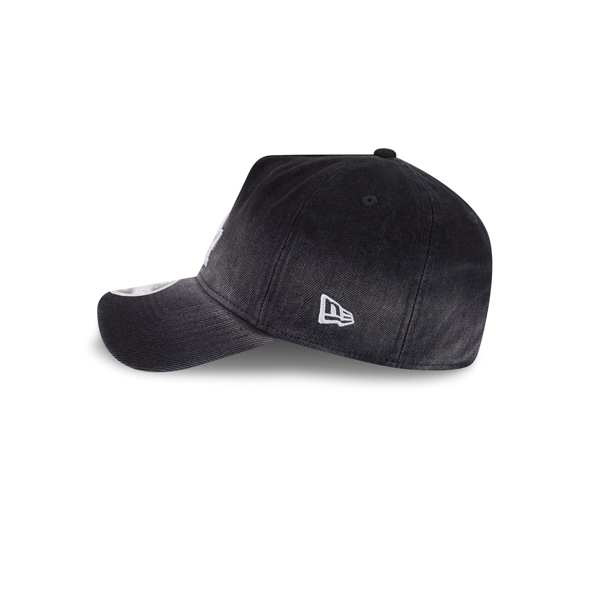 Los Angeles Dodgers Washed Black Denim 9FORTY A-Frame Unstructured Snapback Hat