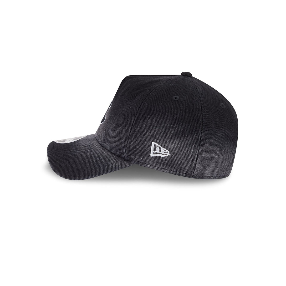 Chicago Cubs Washed Black Denim 9FORTY A-Frame Unstructured Snapback Hat