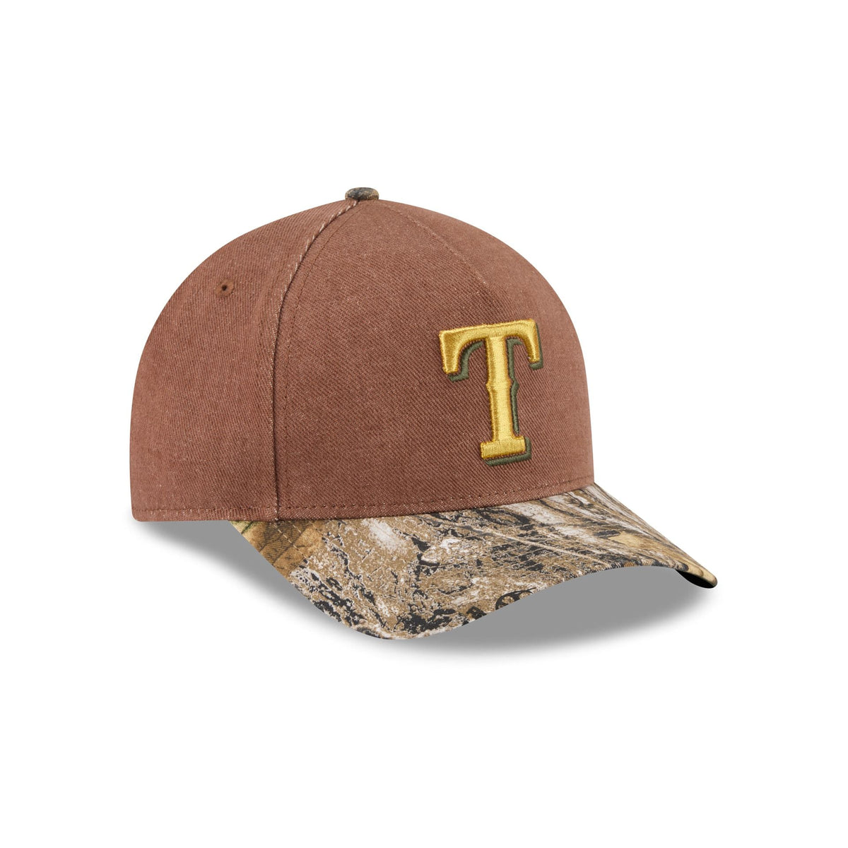 Texas Rangers Camo Twill 9FORTY M-Crown A-Frame Snapback Hat