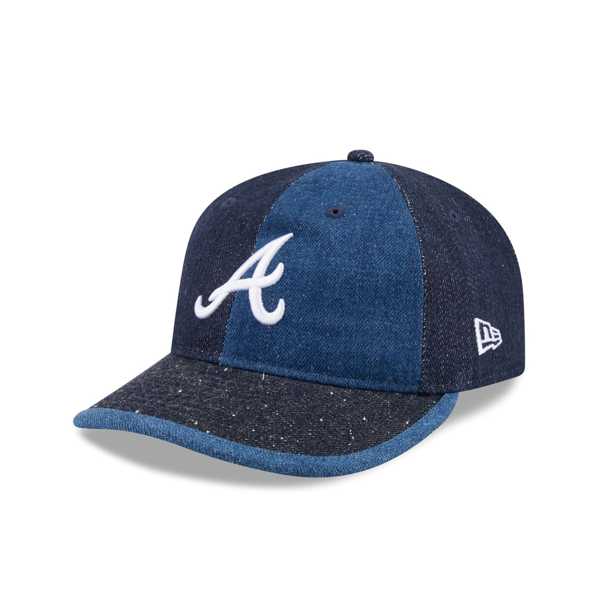 Atlanta Braves Multi-Panel Denim Retro Crown 59FIFTY Fitted Hat