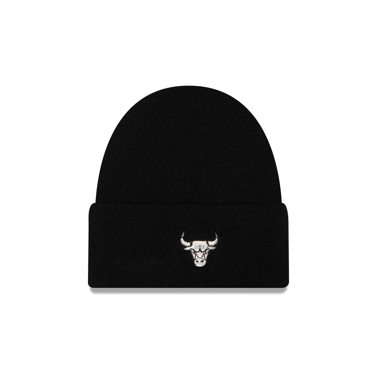Chicago Bulls Cashmere Black Cuffless Knit Beanie Hat
