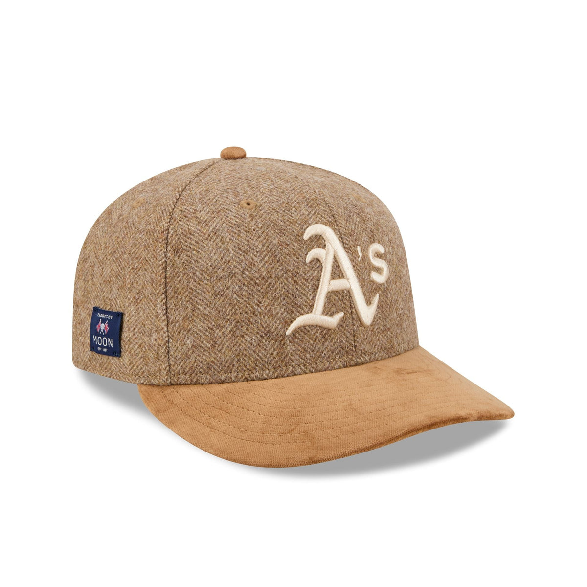 Athletics Moon Brisbane Moss Brown Visor 59FIFTY Fitted Hat