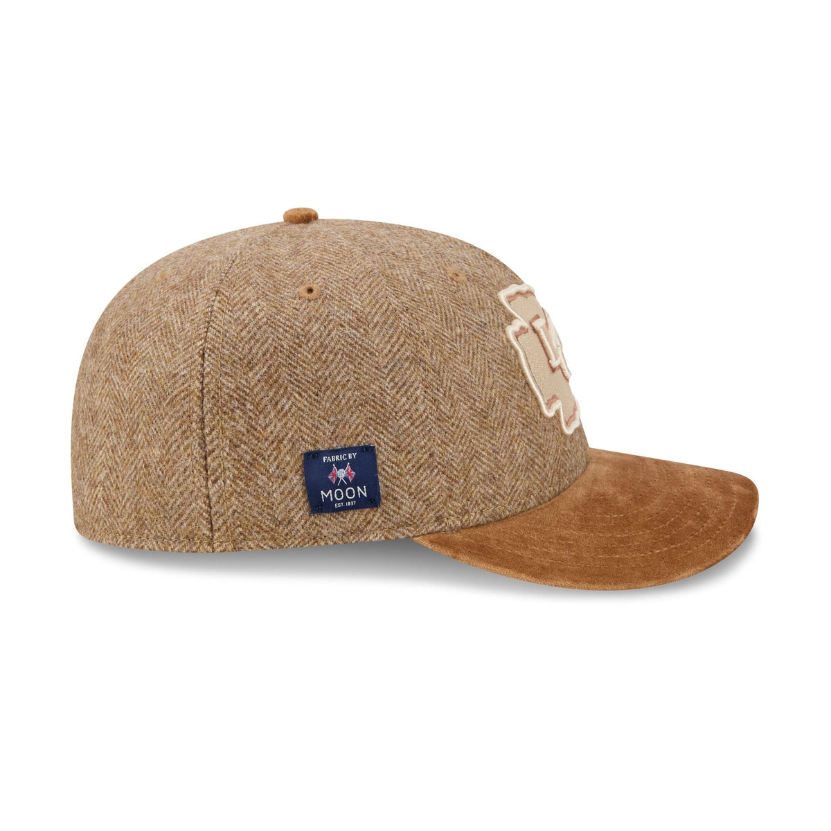Kansas City Chiefs Moon Brisbane Moss Brown Visor 59FIFTY Fitted Hat
