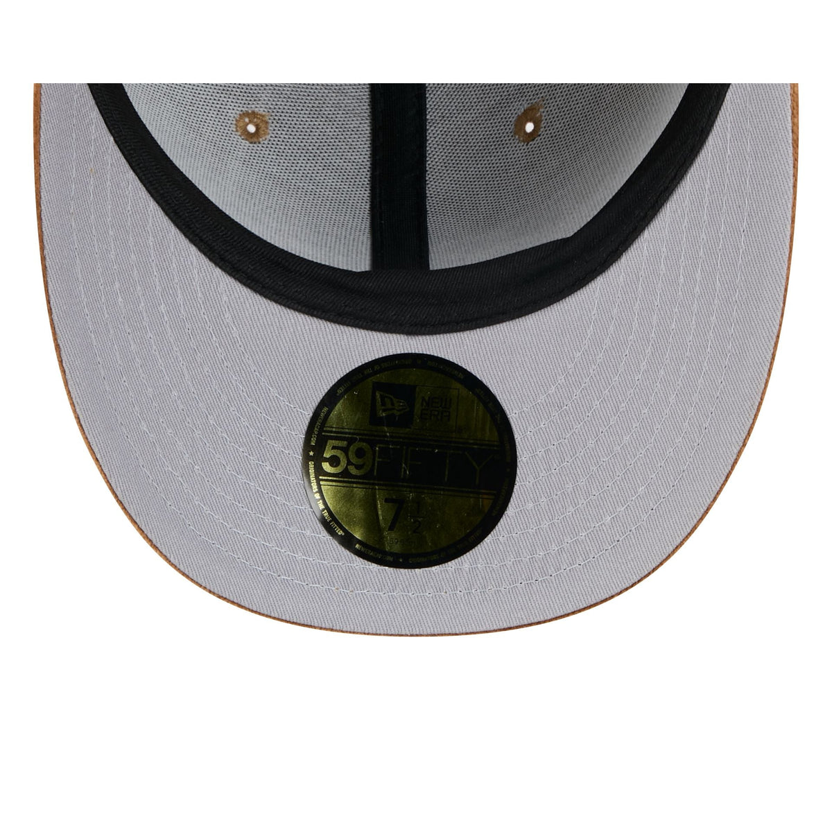 Houston Astros Moon Brisbane Moss Brown Visor 59FIFTY Fitted Hat