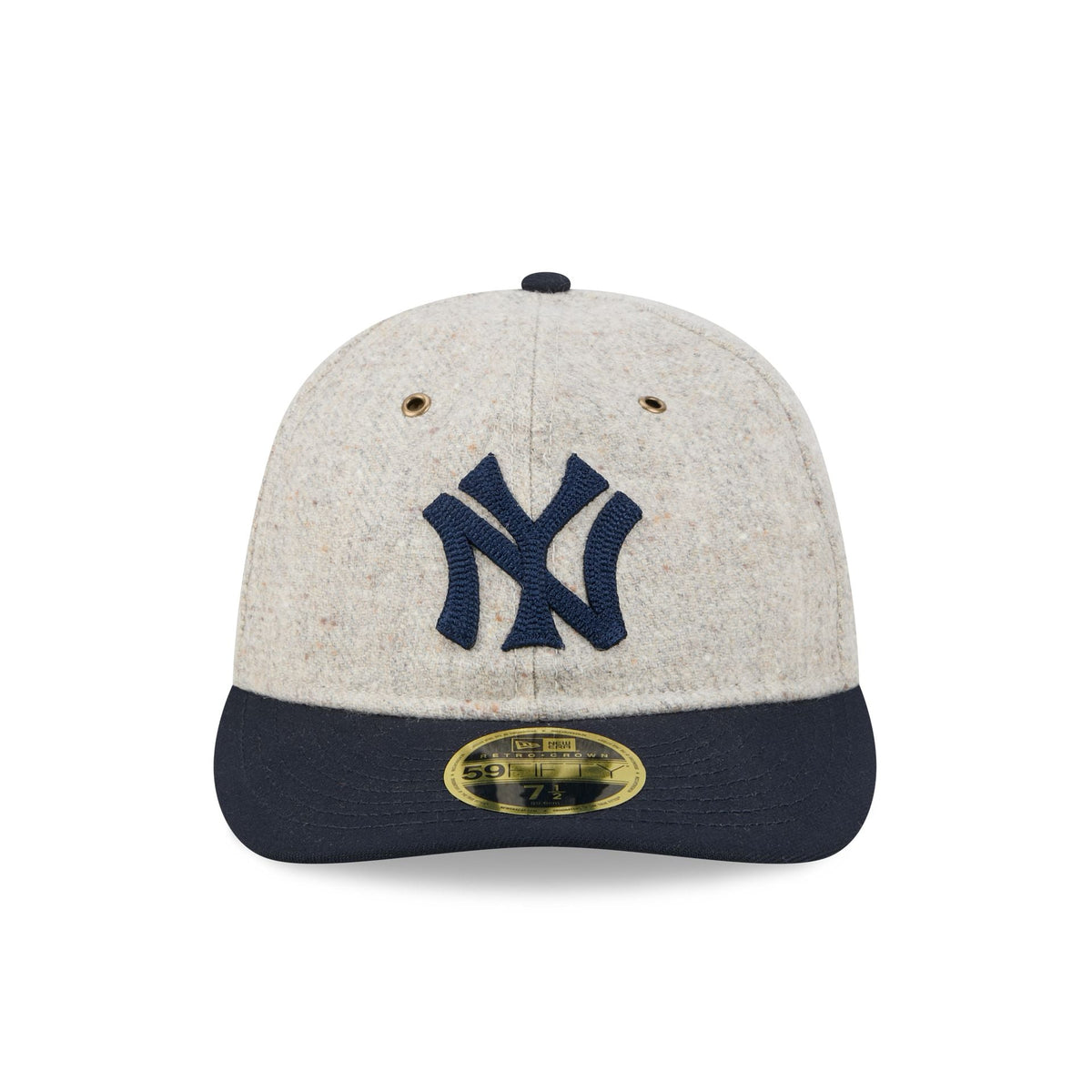 New York Yankees Moon Herringbone Retro Crown 59FIFTY Fitted Hat