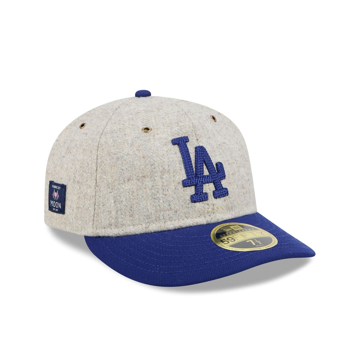 Los Angeles Dodgers Moon Herringbone Retro Crown 59FIFTY Fitted Hat