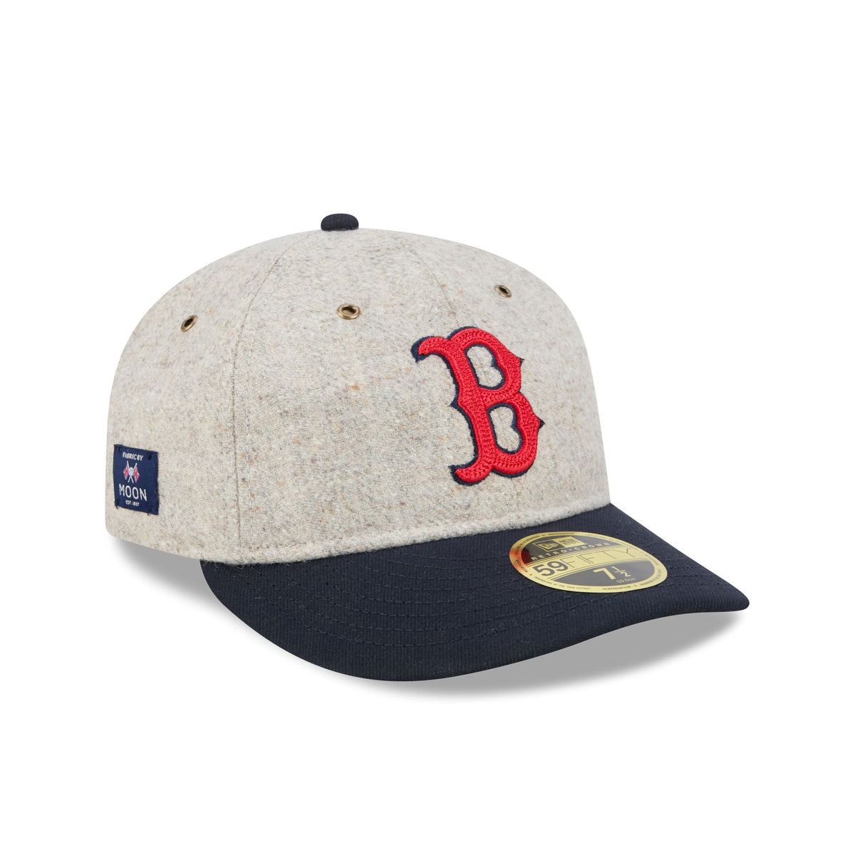 Boston Red Sox Moon Herringbone Retro Crown 59FIFTY Fitted Hat