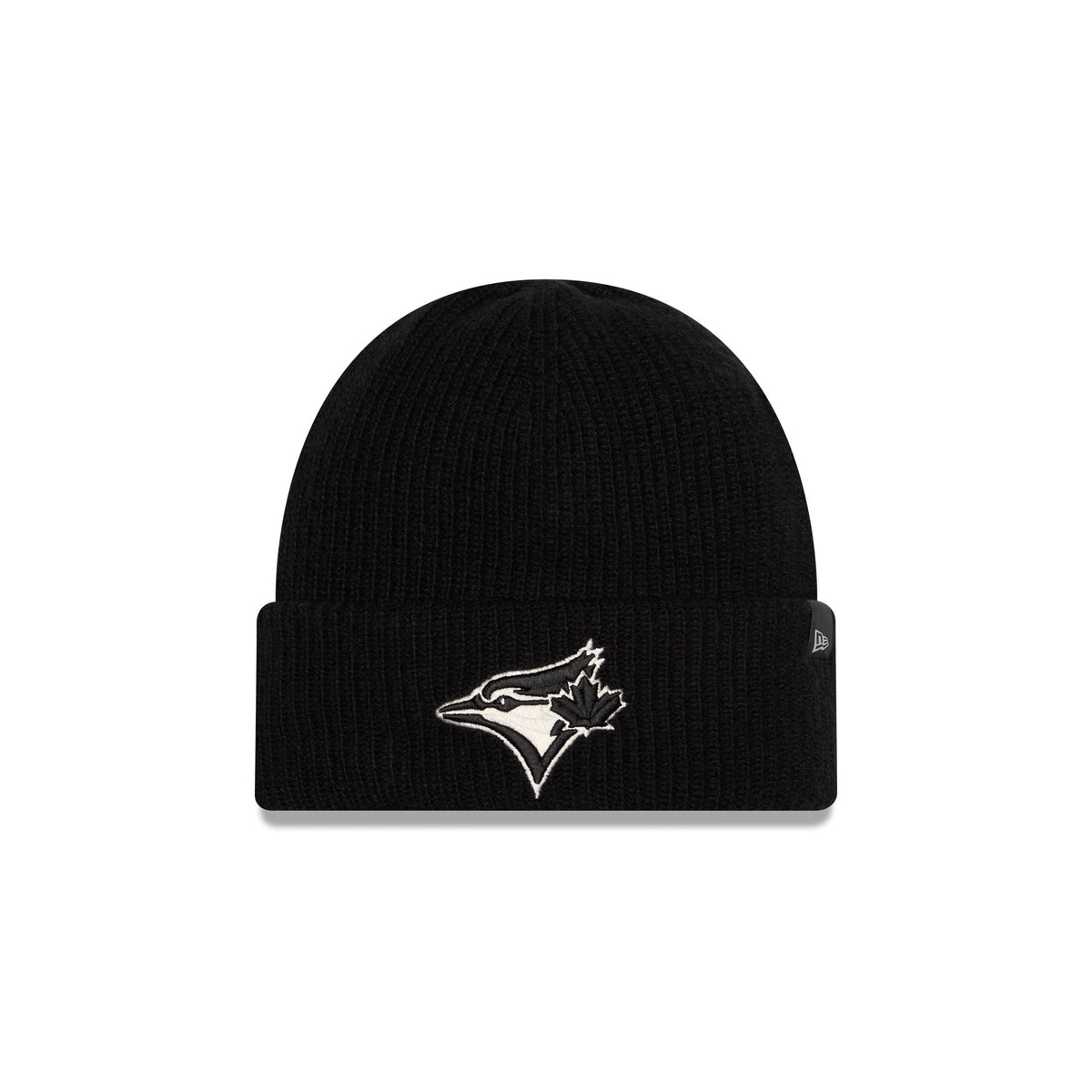 Toronto Blue Jays Woolen Black Short Cuff Knit Beanie Hat
