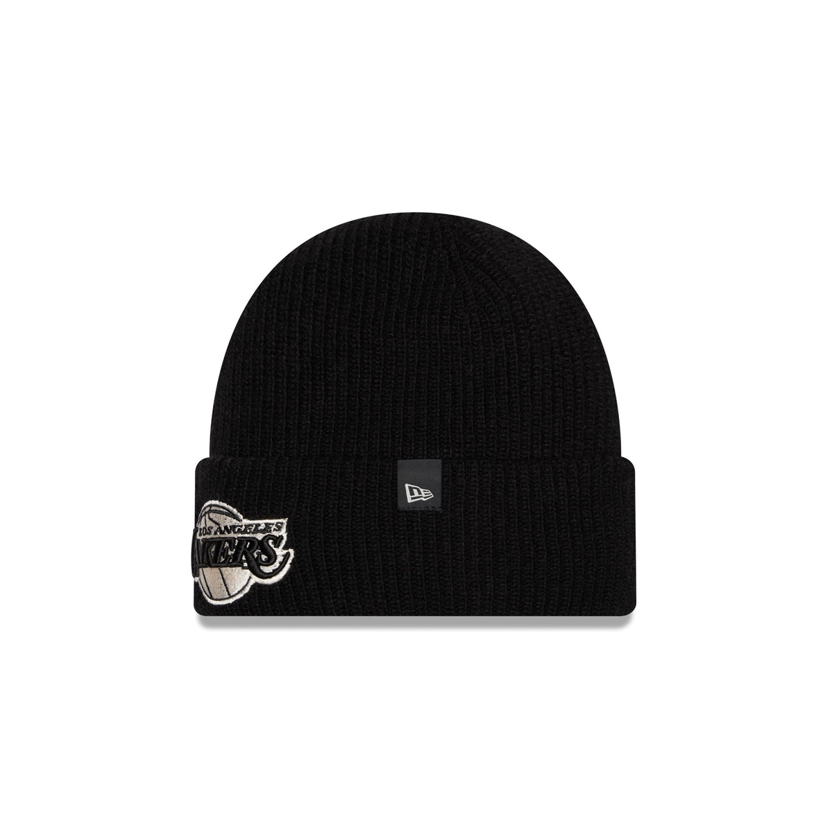 Los Angeles Lakers Woolen Black Short Cuff Knit Beanie Hat