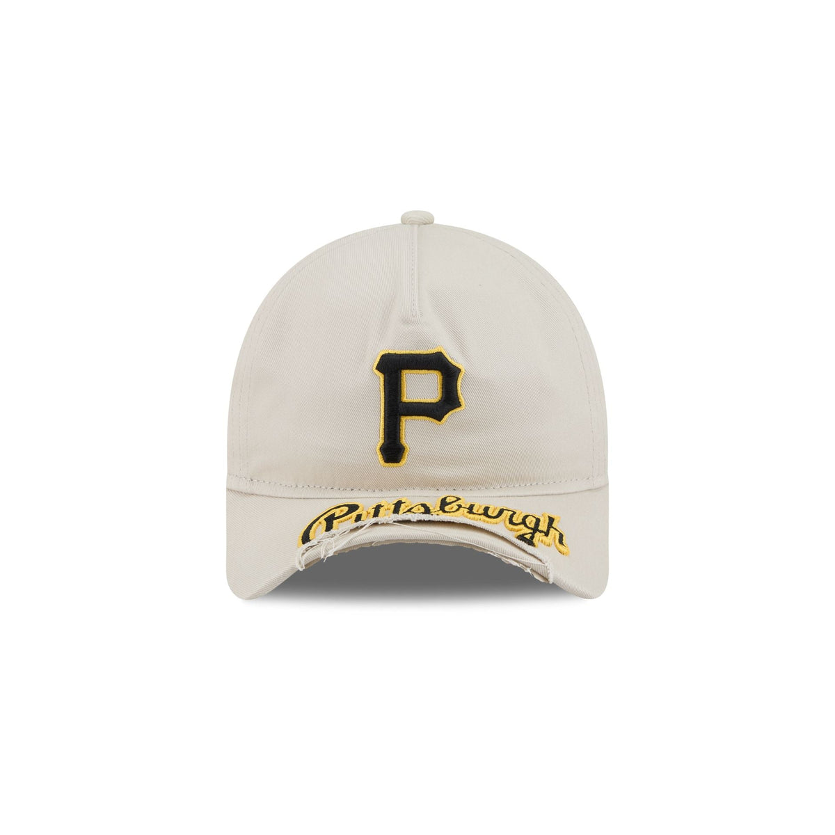 Pittsburgh Pirates Stone 9FORTY A-Frame Unstructured Cut-Off Visor Snapback Hat
