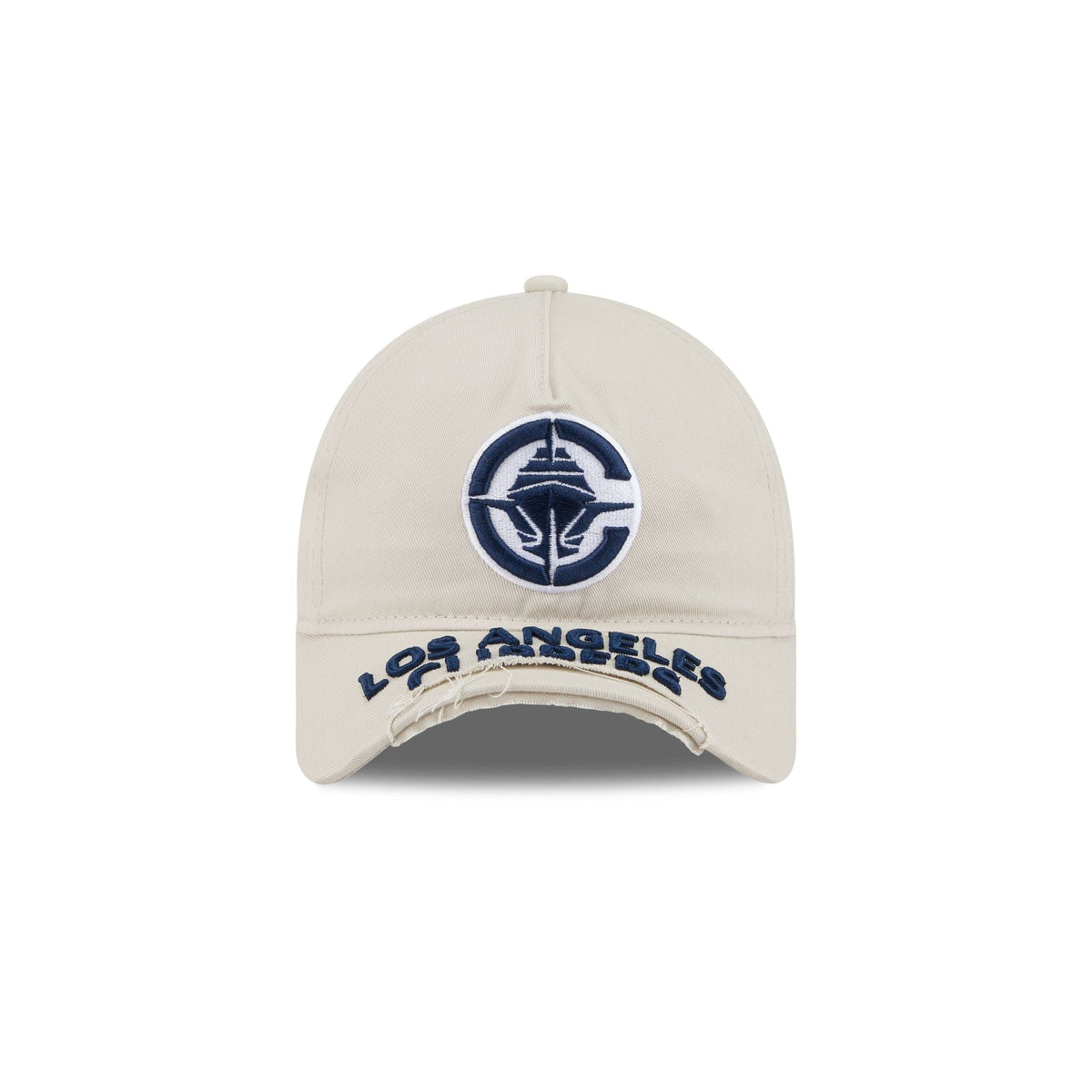 Los Angeles Clippers Stone 9FORTY A-Frame Unstructured Cut-Off Visor Snapback Hat