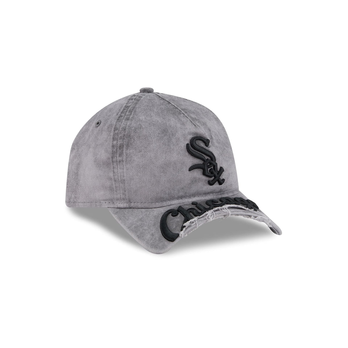 Chicago White Sox Tonal Gray 9FORTY A-Frame Unstructured Cut-Off Visor Snapback Hat
