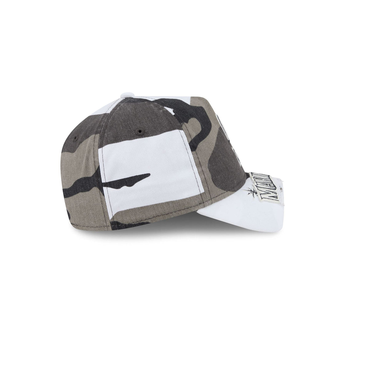 Seattle Mariners Washed Camo 9FORTY A-Frame Unstructured Cut-Off Visor Snapback Hat