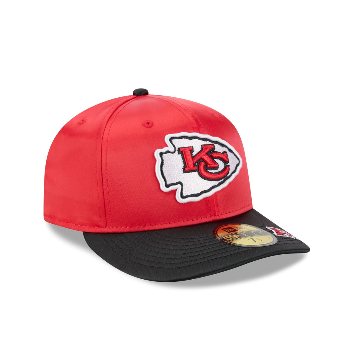 Just Caps Satin Kansas City Chiefs 59FIFTY Fitted Hat