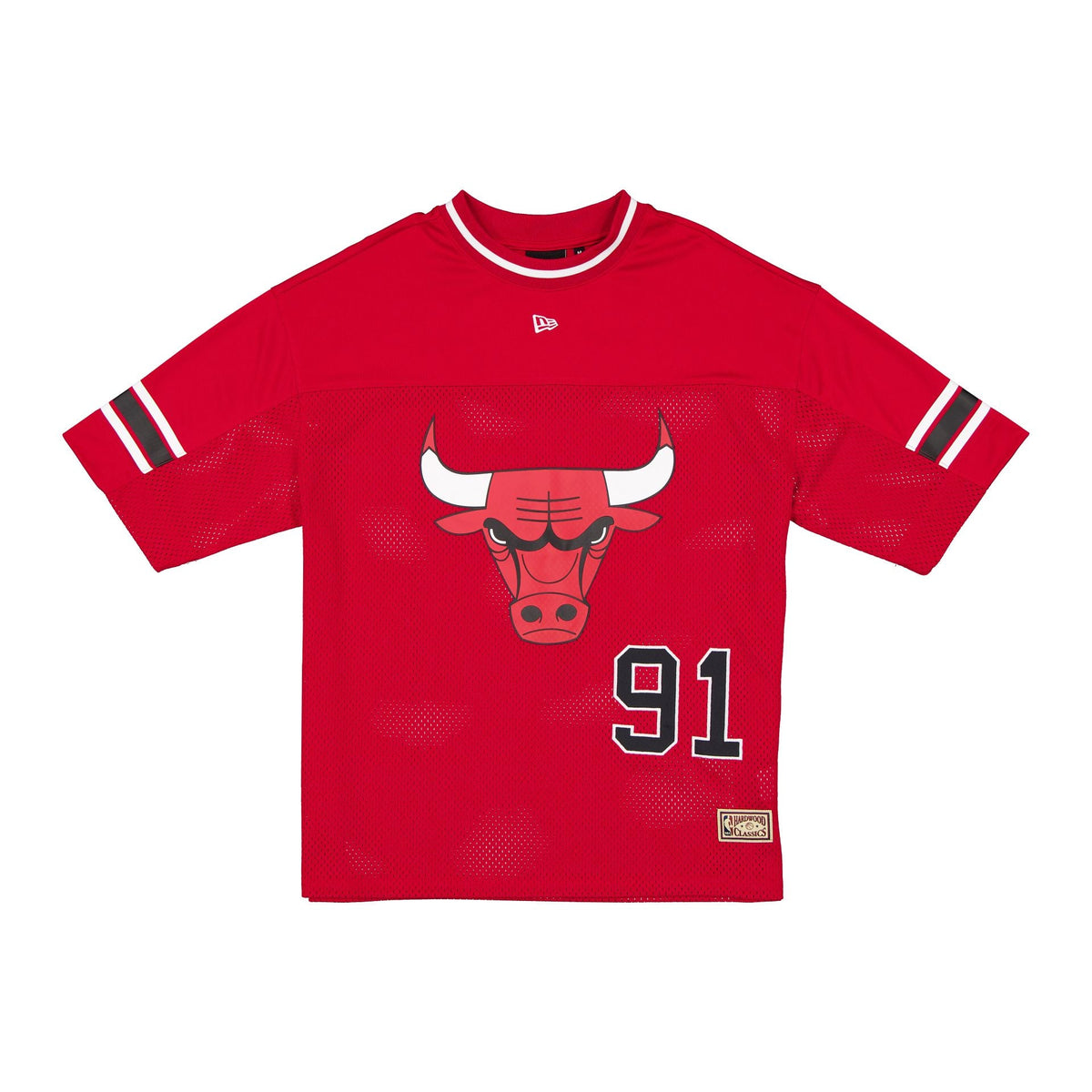 Chicago Bulls Hardwood Classics Dennis Rodman Mesh Oversized T-Shirt