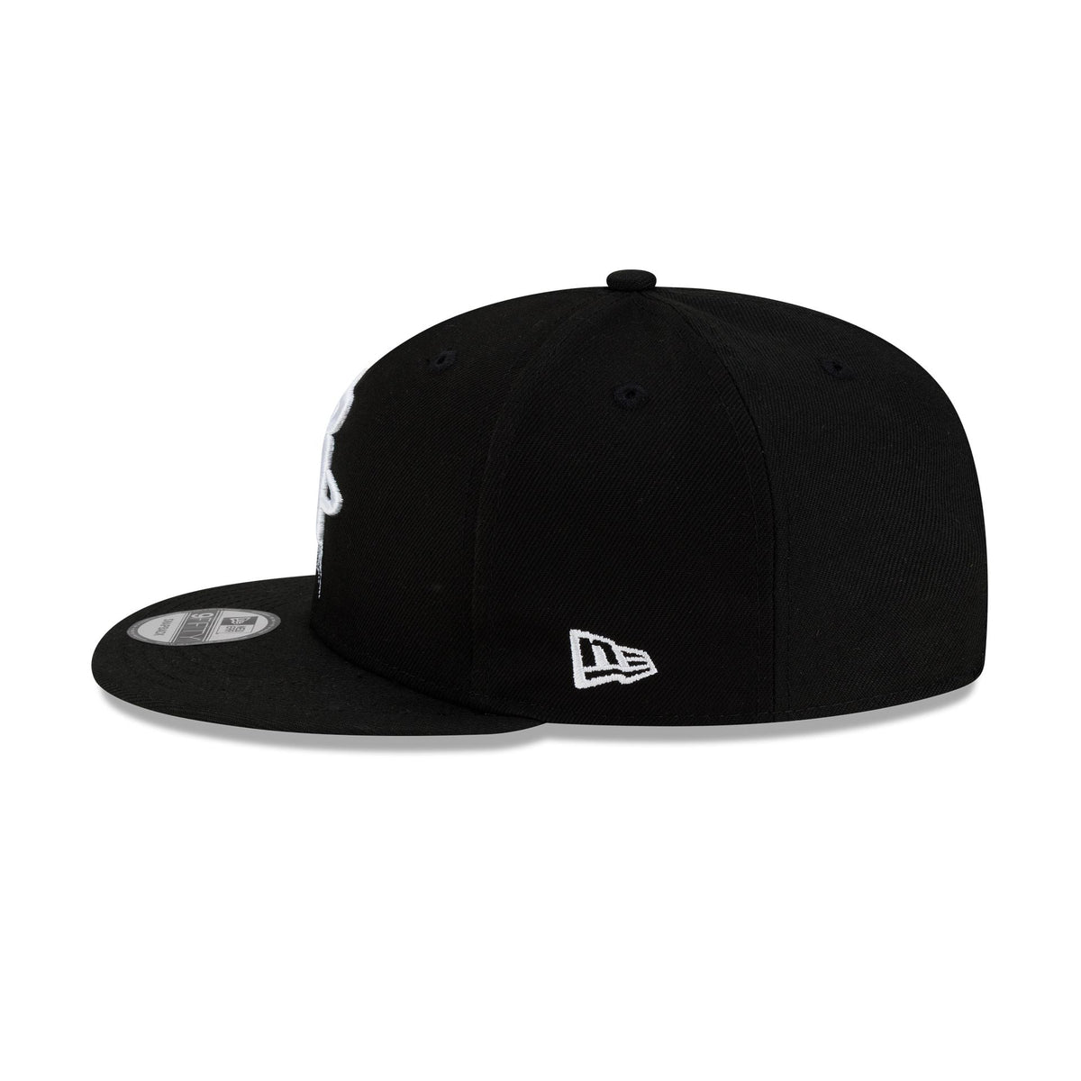 Houston Rockets Black and White 9FIFTY Snapback Hat