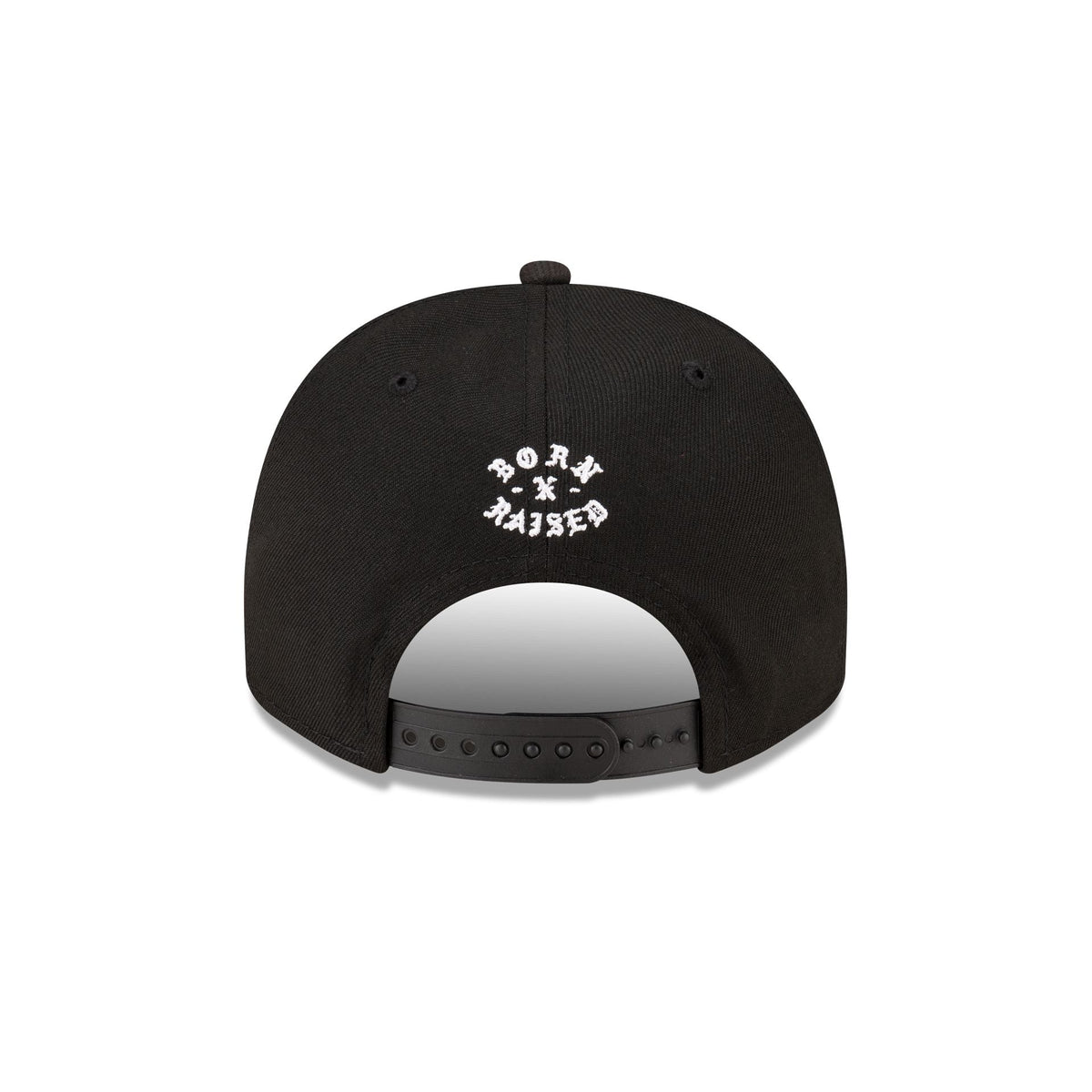 Born x Raised x Atlanta Falcons Script Black 9FIFTY A-Frame Snapback Hat