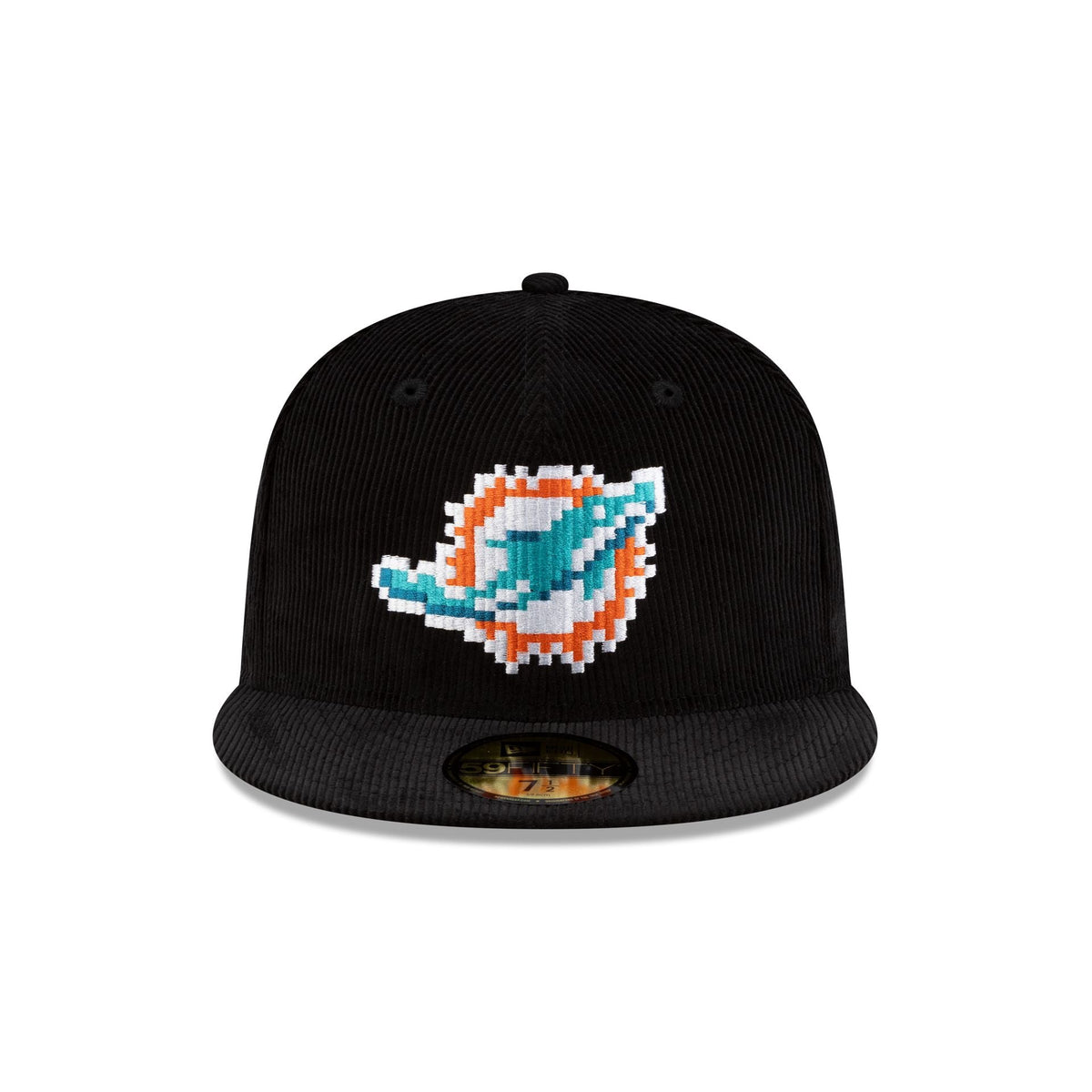 Just Caps NFL Pixelated Miami Dolphins 59FIFTY Fitted Hat