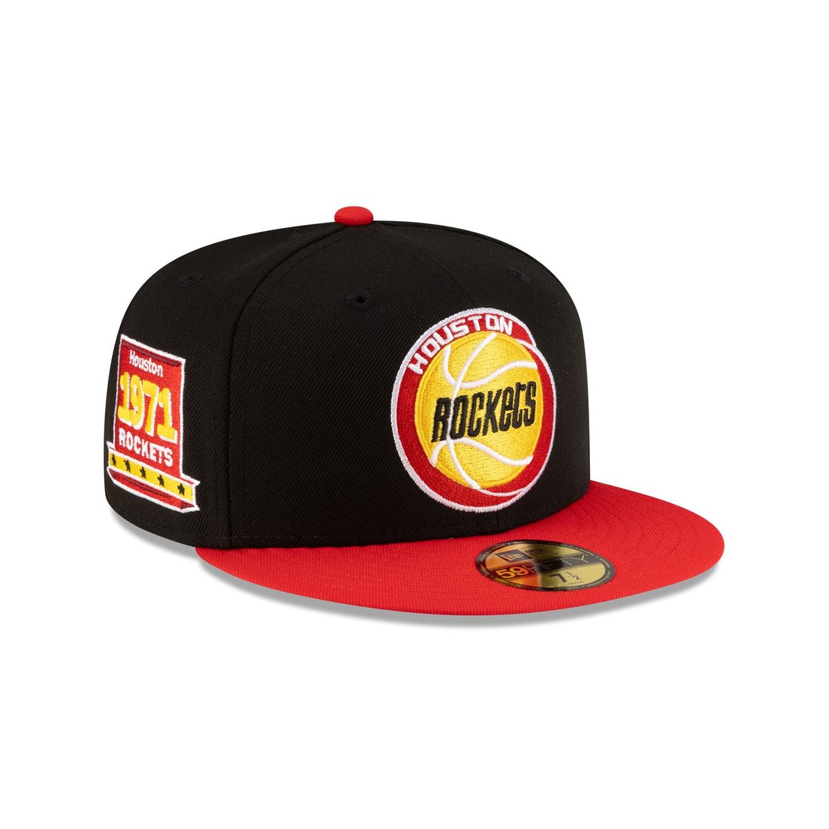 Houston Rockets 1972-1995 Hardwood Classics Black 59FIFTY Fitted Hat