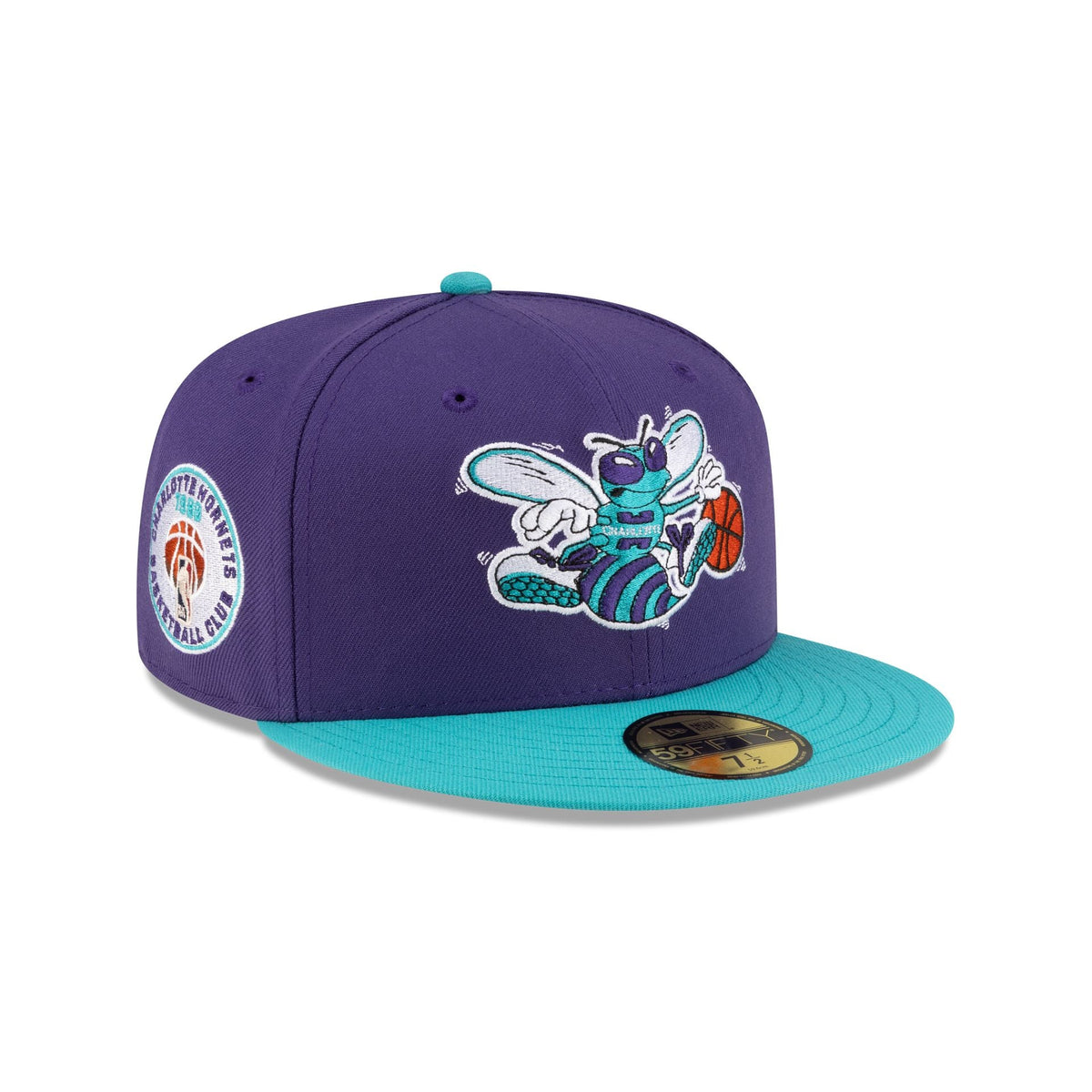 Charlotte Hornets 1988-2002 Hardwood Classics Express 59FIFTY Fitted Hat