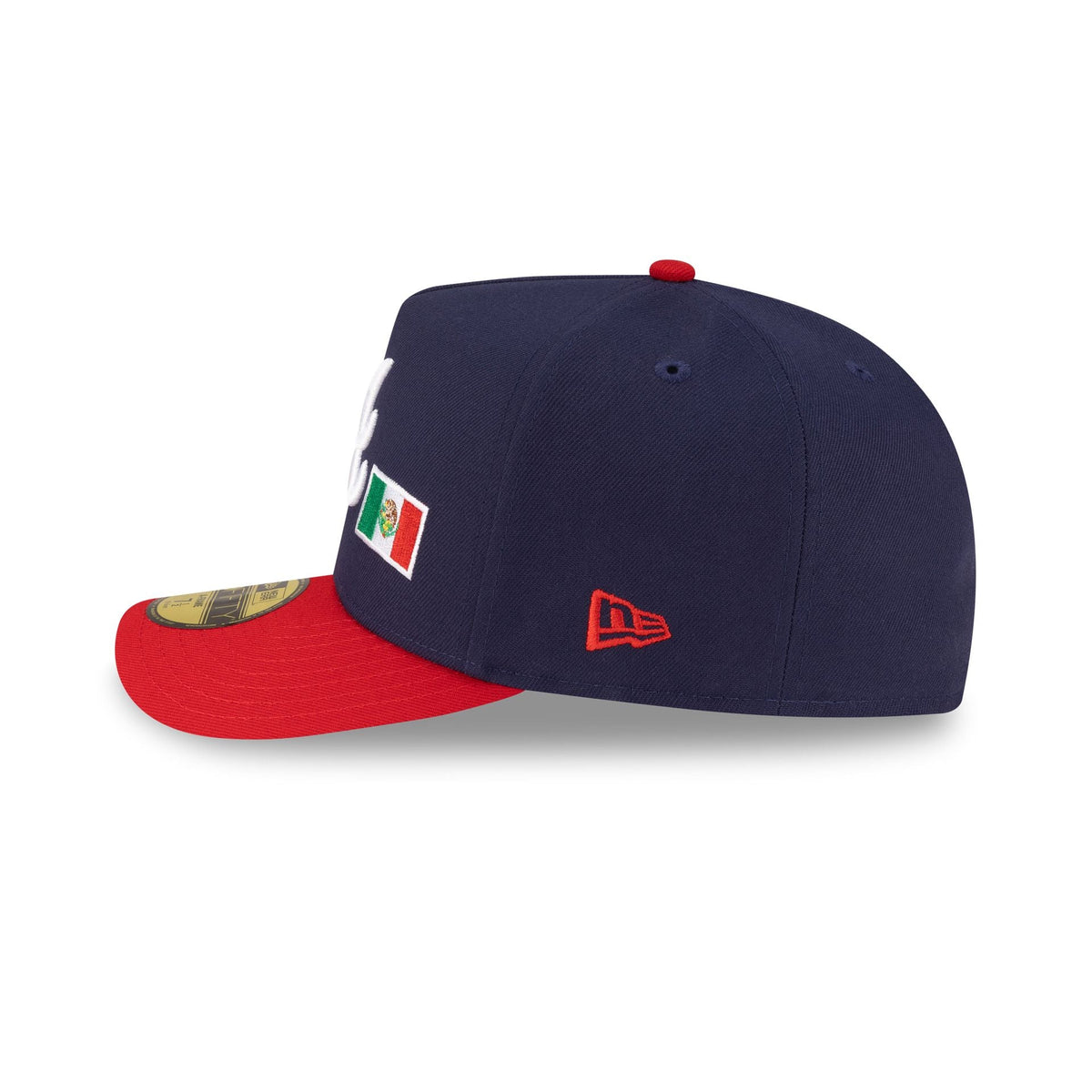Just Caps Cinco de Mayo Atlanta Braves 59FIFTY A-Frame Fitted Hat