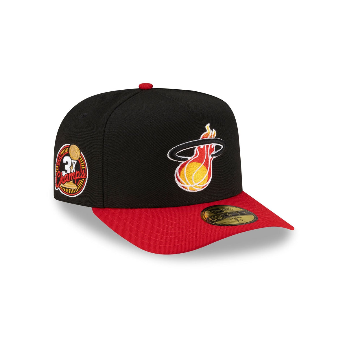 Just Caps Championship Classic Miami Heat 59FIFTY A-Frame Fitted Hat