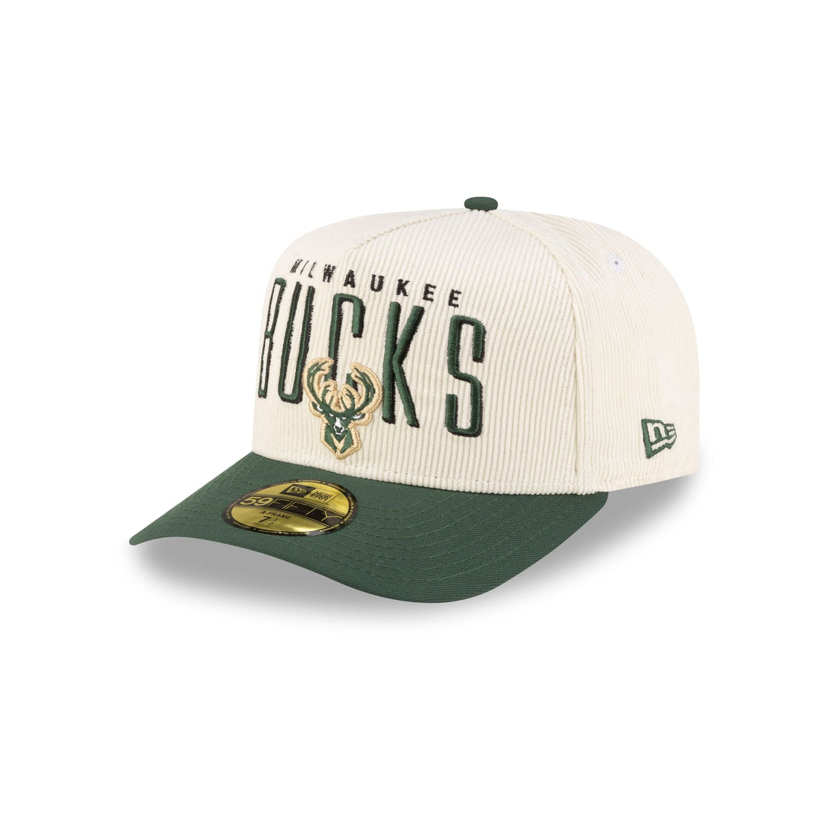 Just Caps Championship Classic Milwaukee Bucks 59FIFTY A-Frame Fitted Hat