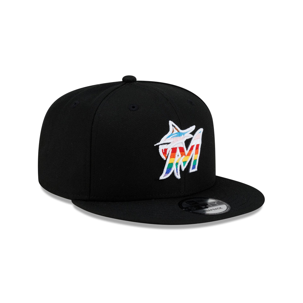 Miami Marlins Pride 9FIFTY Snapback Hat