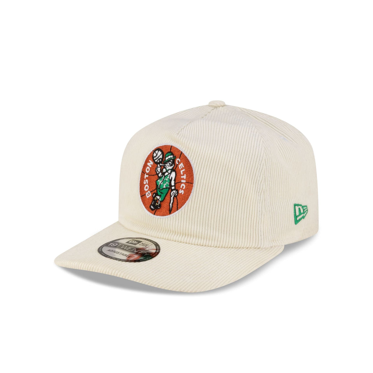 Boston Celtics Hardwood Classics 80s Chrome Corduroy 19TWENTY Adjustable