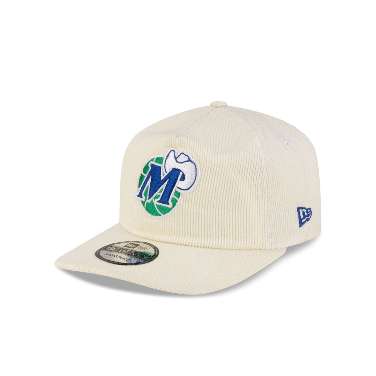 Dallas Mavericks Hardwood Classics 80s Chrome Corduroy 19TWENTY Adjustable