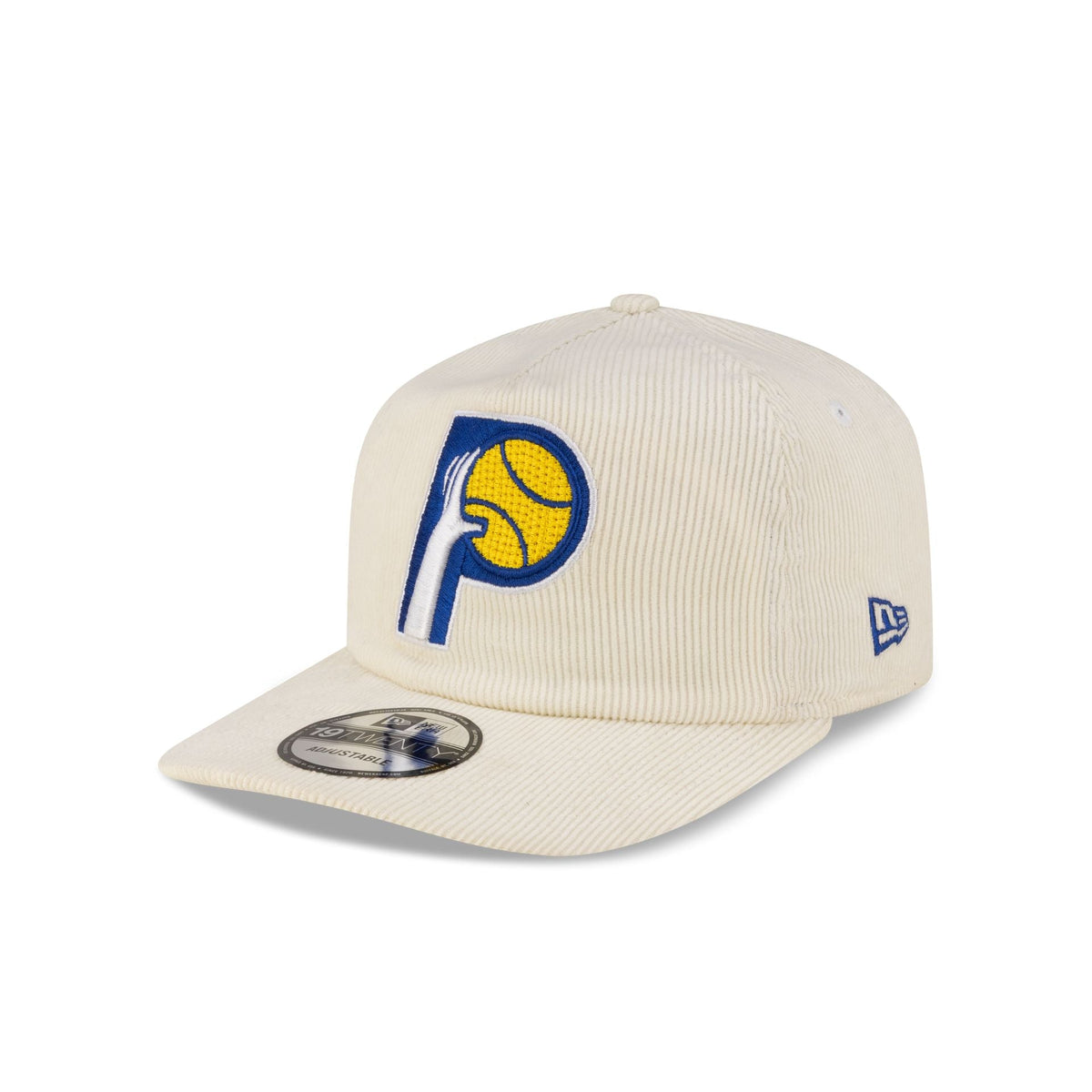 Indiana Pacers Hardwood Classics 80s Chrome Corduroy 19TWENTY Adjustable