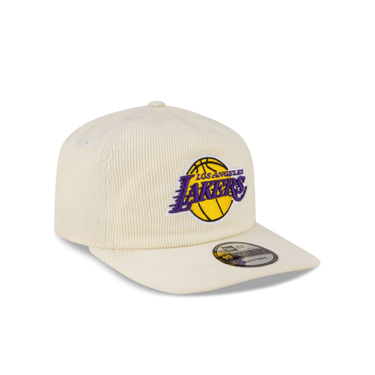 Los Angeles Lakers Hardwood Classics 80s Chrome Corduroy 19TWENTY Adjustable