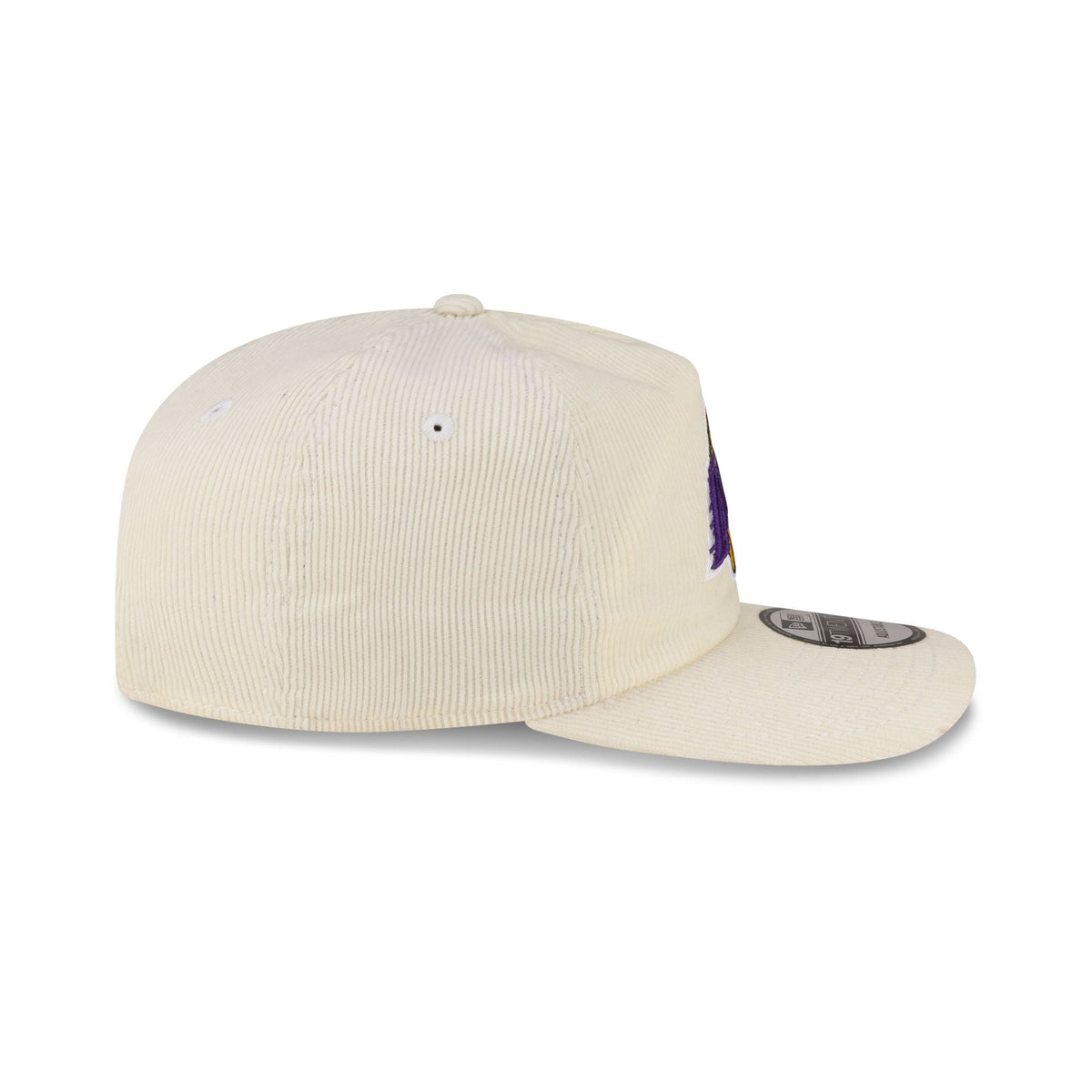 Los Angeles Lakers Hardwood Classics 80s Chrome Corduroy 19TWENTY Adjustable
