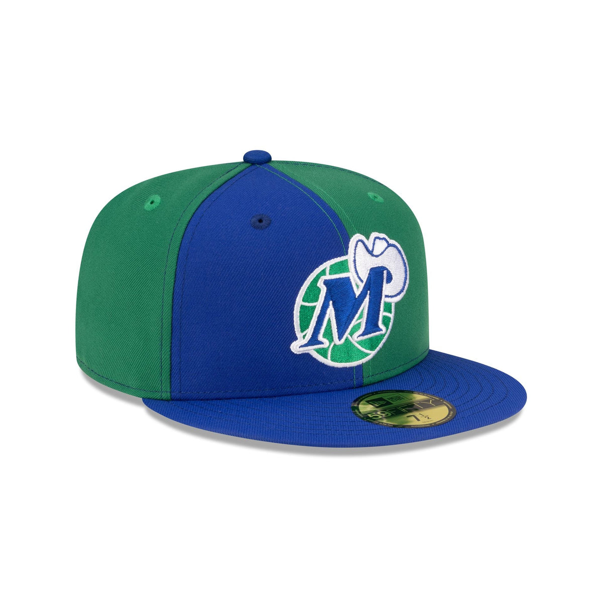 Dallas Mavericks Hardwood Classics 80s Pinwheel 59FIFTY Fitted Hat