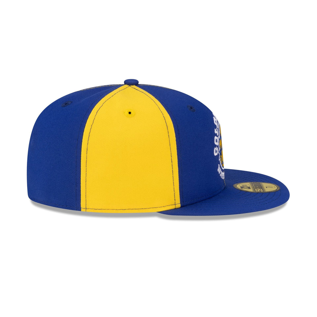 Golden State Warriors Hardwood Classics 80s Pinwheel 59FIFTY Fitted Hat