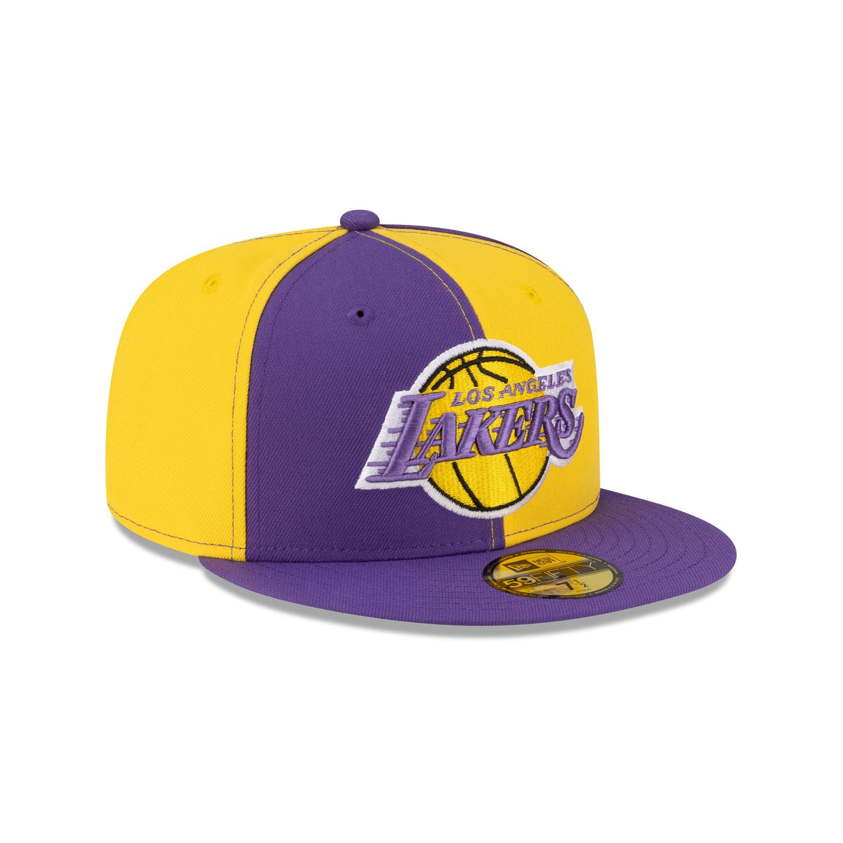 Los Angeles Lakers Hardwood Classics 80s Pinwheel 59FIFTY Fitted Hat