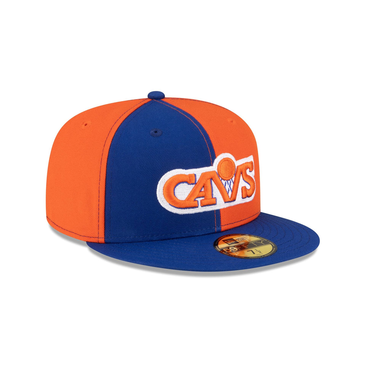 Cleveland Cavaliers Hardwood Classics 80s Pinwheel 59FIFTY Fitted Hat