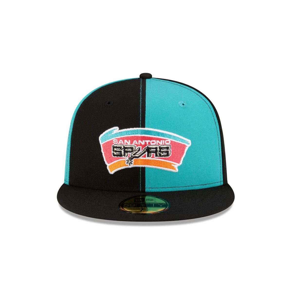 San Antonio Spurs Hardwood Classics 80s Pinwheel 59FIFTY Fitted Hat