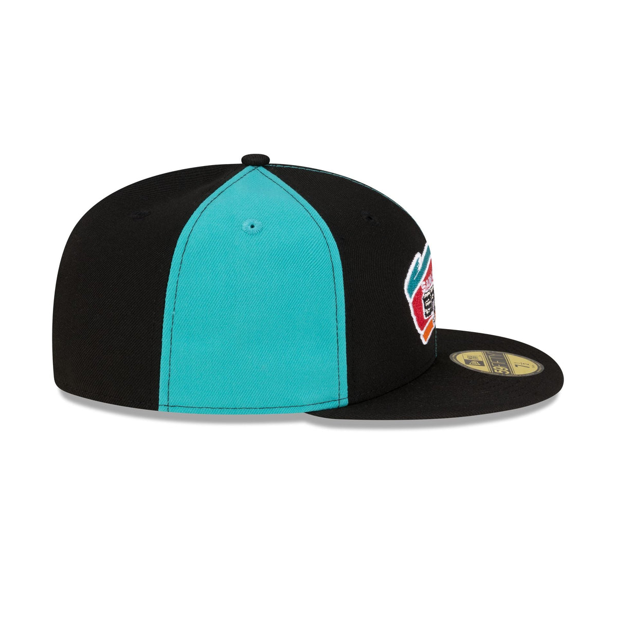 San Antonio Spurs Hardwood Classics 80s Pinwheel 59FIFTY Fitted Hat