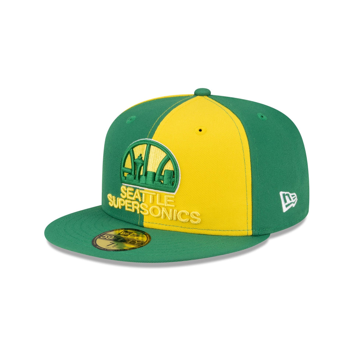 Seattle Supersonics Hardwood Classics 80s Pinwheel 59FIFTY Fitted Hat