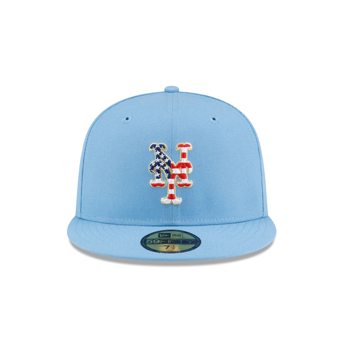 New York Mets Red. White & Blue 59FIFTY Fitted Hat