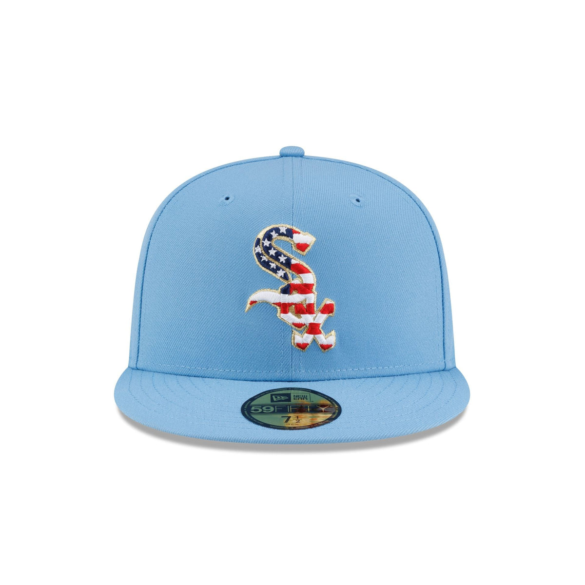 Chicago White Sox Red. White & Blue 59FIFTY Fitted Hat
